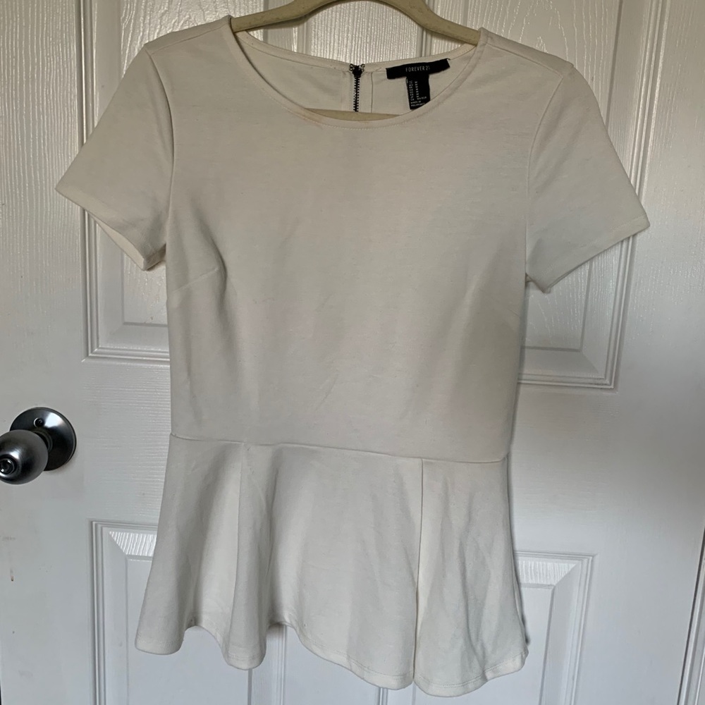 peplum blouse